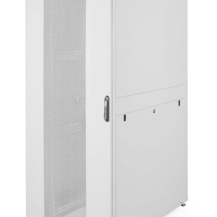 42U server cabinet with perforated doors 800x1200x2050mm (WxDxH) light gray