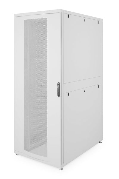 42U serverkast met geperforeerde deuren 800x1200x2050mm (BxDxH) lichtgrijs
