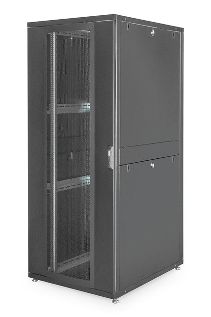 Armario servidor 42U con puertas perforadas 800x1000x2050mm (AnxPrxAl) negro
