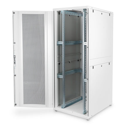 Armario servidor 42U con puertas perforadas 800x1000x2050mm (AnxPrxAl) gris claro