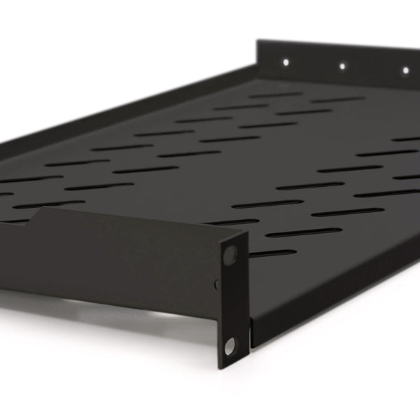 Estantería 1U de 250mm para armarios a partir de 400mm de fondo máx. 15kg color negro