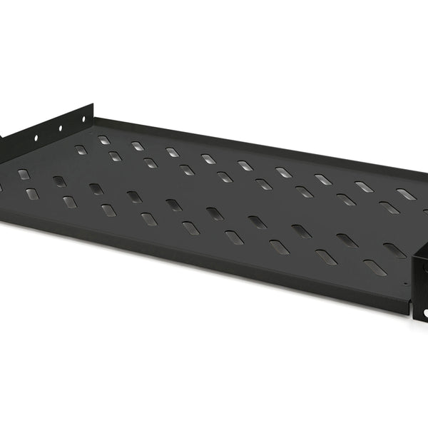 Estantería 1U de 250mm para armarios a partir de 400mm de fondo máx. 15kg color negro
