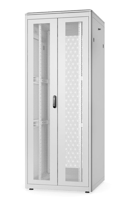 Armario servidor 42U con puertas perforadas 800x800x2053mm (AnxPrxAl) gris claro