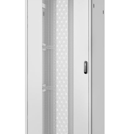 42U serverkast met geperforeerde deuren 800x800x2053mm (BxDxH) lichtgrijs