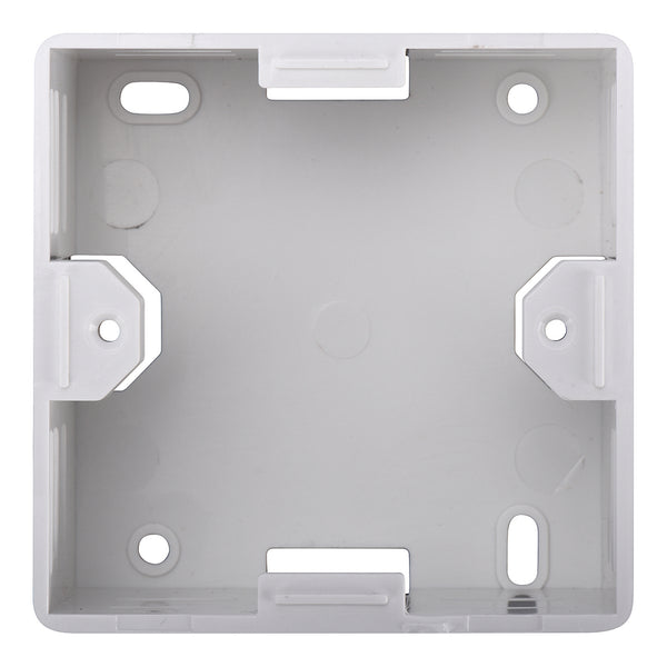 Cat5e Surface Modular Outlet 2x RJ45 Fully Shielded with LSA