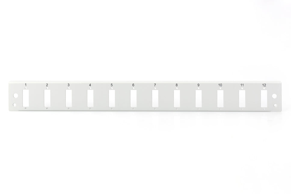 1U frontpaneel quick lock glasvezel 12x SC DX