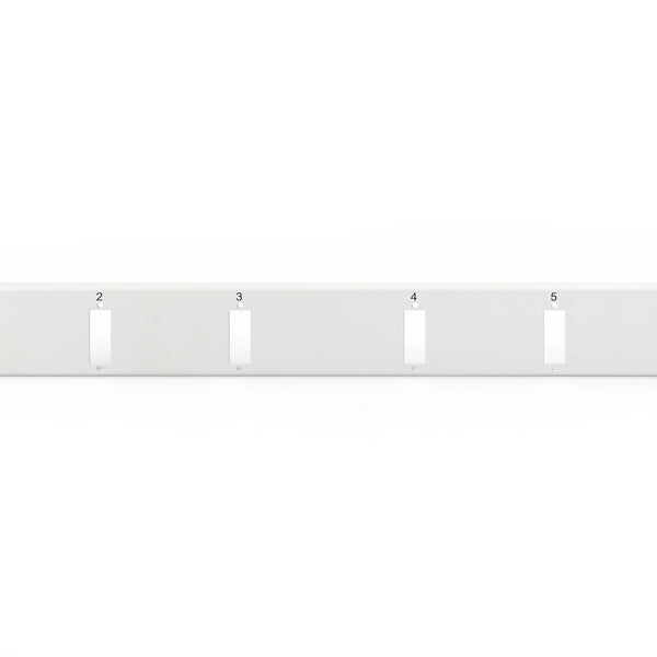 Panel frontal 1U de fibra óptica de bloqueo rápido 6x SC DX