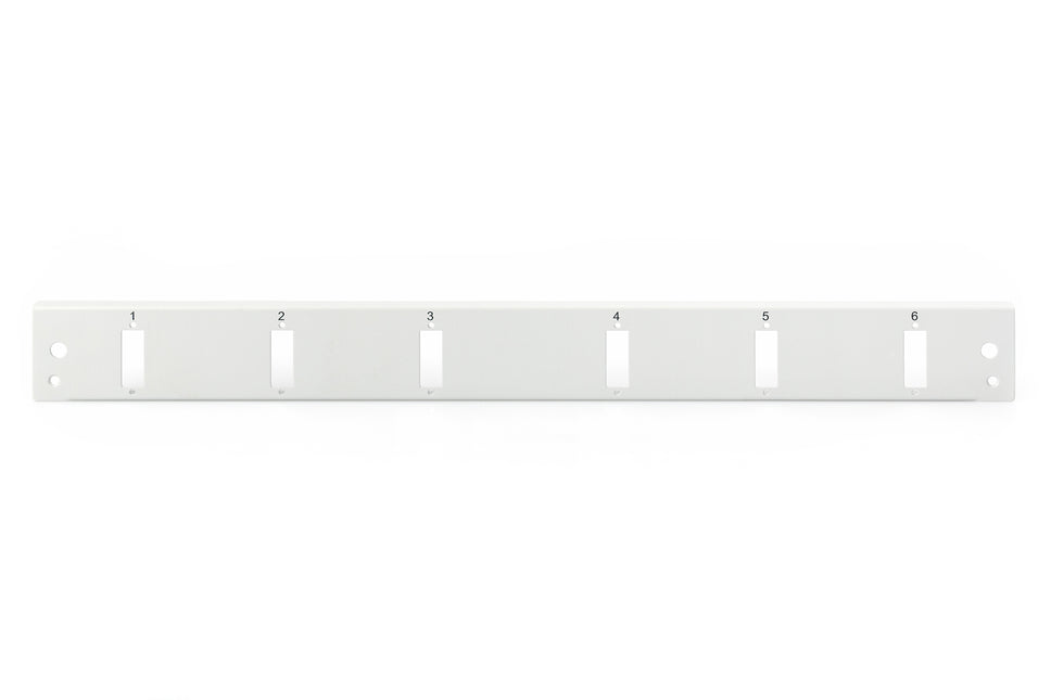 1U frontpaneel quick lock glasvezel 6x SC DX