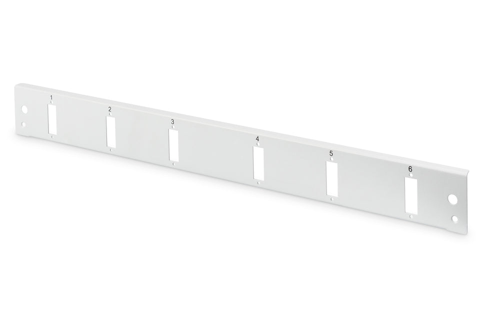 1U frontpaneel quick lock glasvezel 6x SC DX