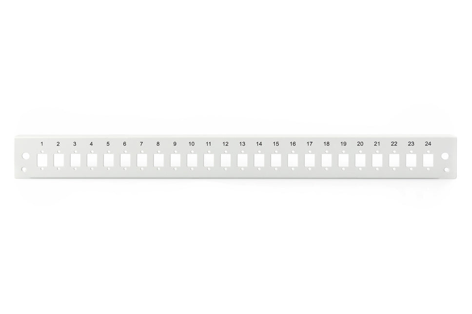 1U frontpaneel quick lock glasvezel 24x LC DX, SC SX, E2000 SX