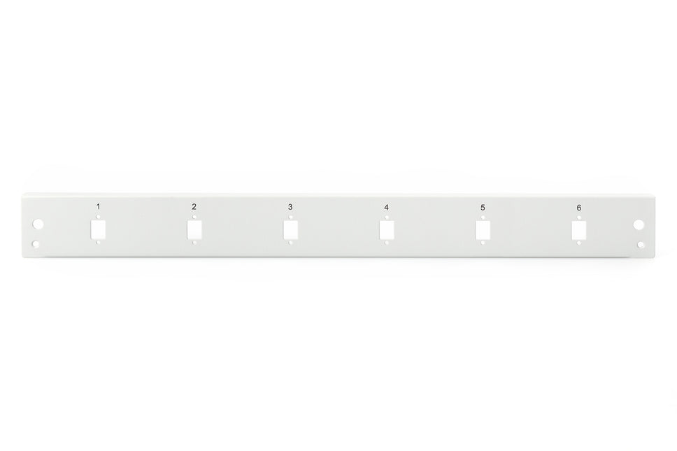1U frontpaneel quick lock glasvezel 6x SC SX, LC DX