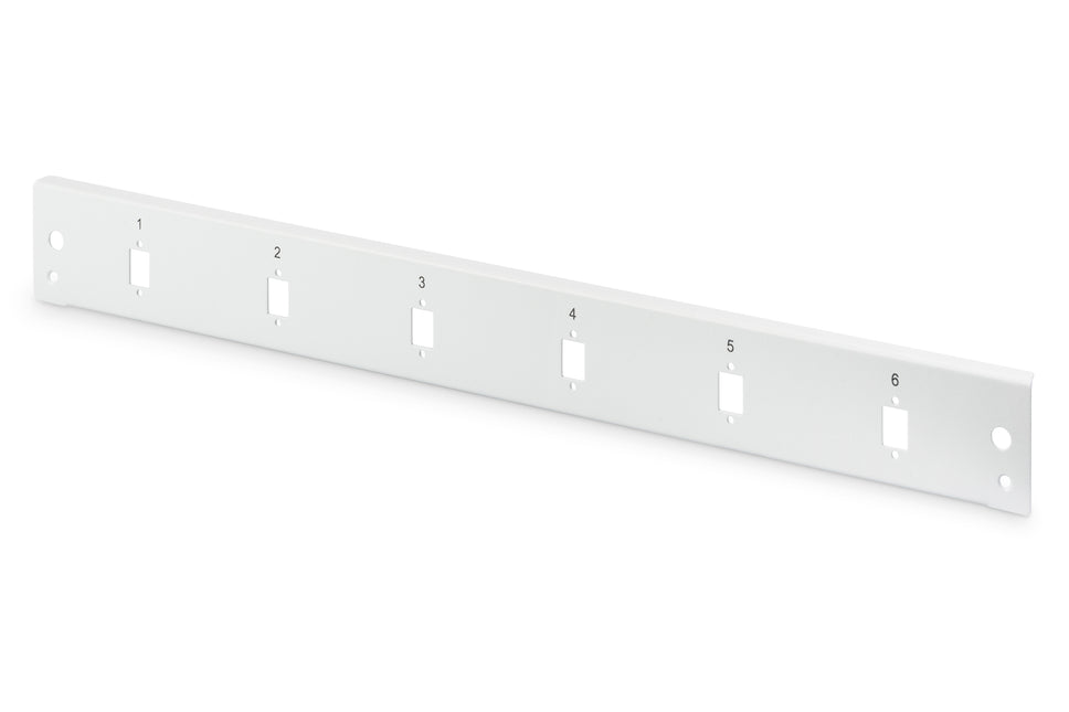 1U frontpaneel quick lock glasvezel 6x SC SX, LC DX