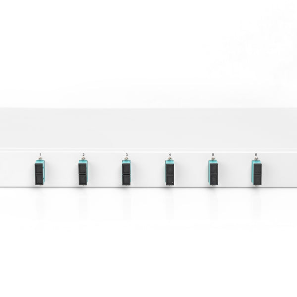 Glasvezel patchpaneel gemonteerd 6 poorten SC OM3