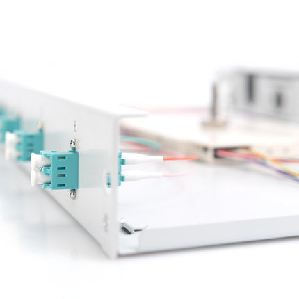 Panel de conexión de fibra óptica montado en 6 puertos LC OM3