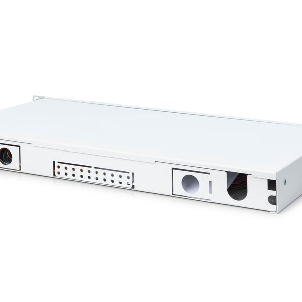 Glasvezel patchpaneel gemonteerd 12 poorten LC OS2