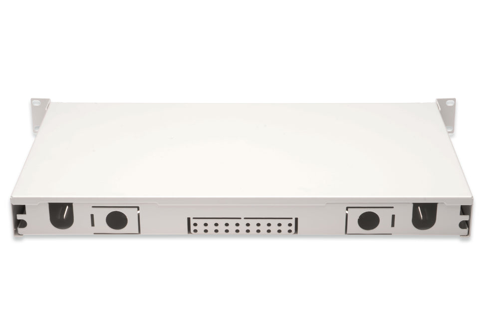 Glasvezel patchpaneel gemonteerd 24 poorten LC OM3