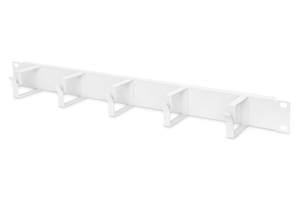 19 inch kabelhouder 1U lichtgrijs
