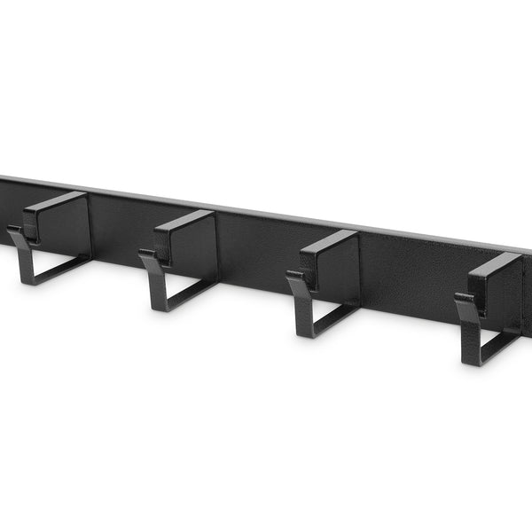 Portacables de 19 pulgadas 1U negro