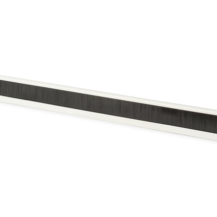 19 inch kabelinvoerpaneel met borstel - 1U lichtgrijs