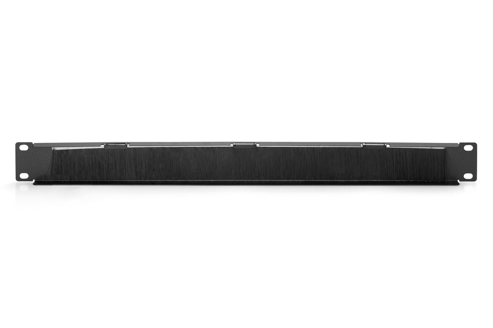 19 inch kabelinvoerpaneel met borstel - 1U