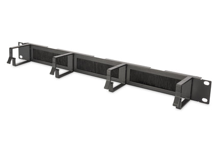 19 inch kabelhouder met borstel 1U