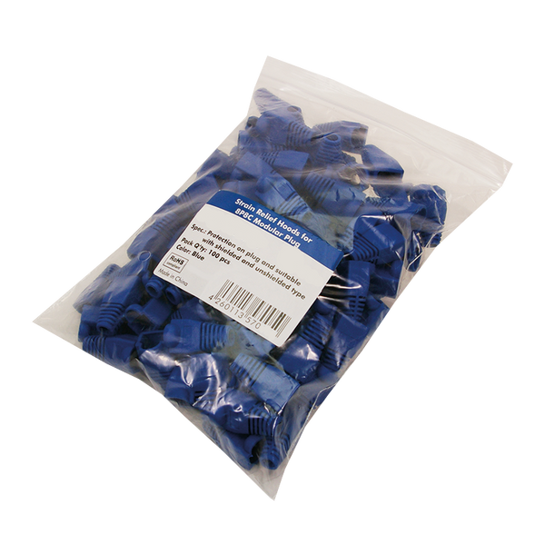 Pasacables RJ45 Azul 100 piezas