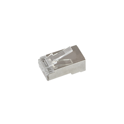 Conector CAT6a RJ45 - STP 10 piezas para cables flexibles y rígidos
