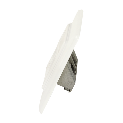 Inbouwdoos voor 2 Keystones – Design compatibel (RAL 9010)