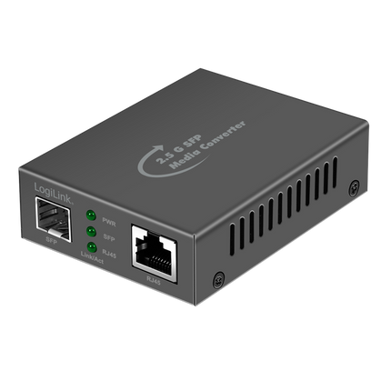 2.5 Gigabit Mediaconverter – RJ45 naar SFP