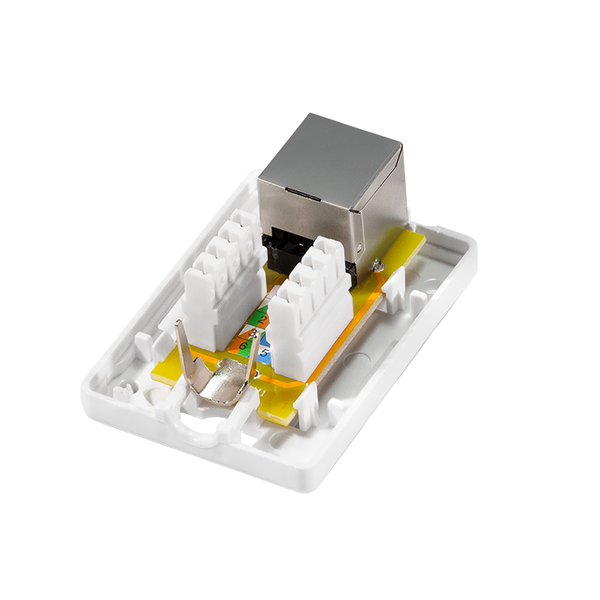 CAT6a opbouwdoos 1x RJ45 STP