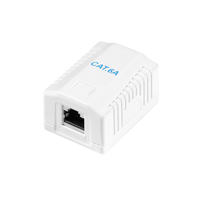 CAT6a opbouwdoos 1x RJ45 STP