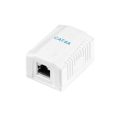 CAT6a opbouwdoos 1x RJ45 STP