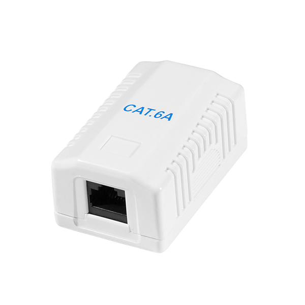 Caja de montaje en superficie CAT6a 1x RJ45 UTP