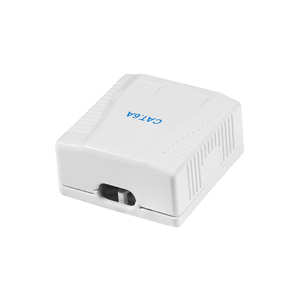 CAT6a opbouwdoos 2x RJ45 UTP
