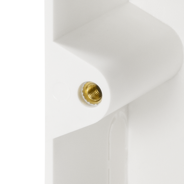 Carcasa de superficie para cajas de empotrar – 80x80 mm (RAL 9003)