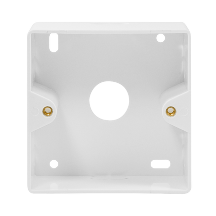 Surface-mounted housing for flush-mounted boxes – 80x80mm (RAL 9003)
