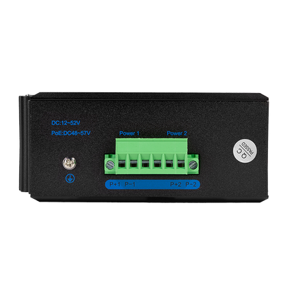 Conmutador Ethernet Gigabit industrial PoE de 8 puertos