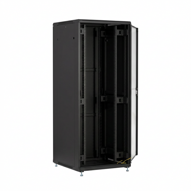 24U Patchkast 600x600x1200 mm (BxDxH) zwart