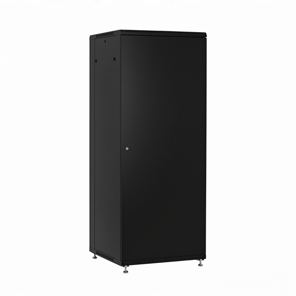 24U Patchkast 600x600x1200 mm (BxDxH) zwart