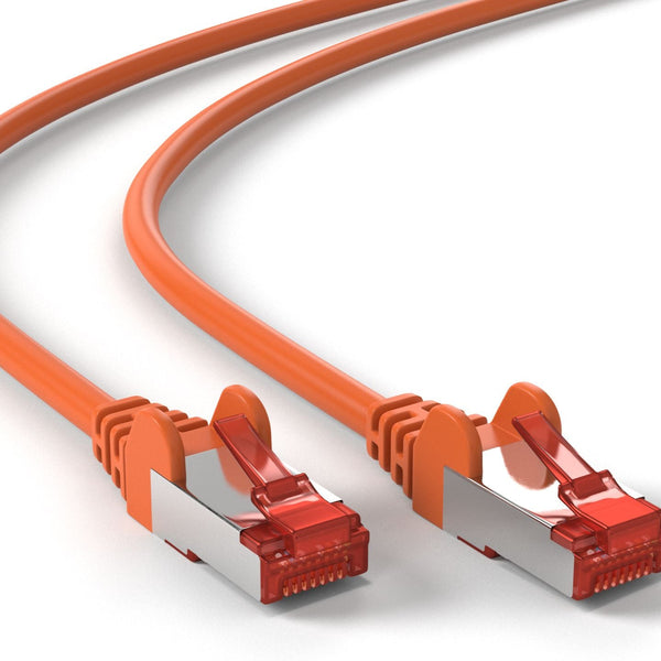 Cat6 S/FTP PIMF LSZH oranje 0.25 meter