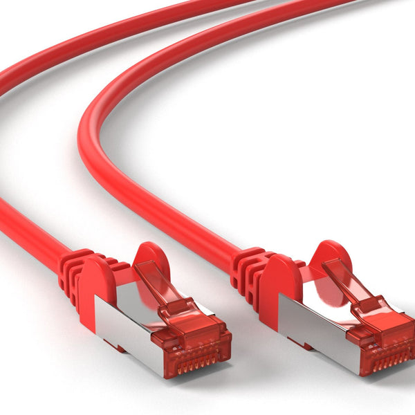 Cat6 S/FTP PIMF LSZH rood 0.25 meter