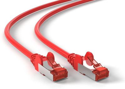Cat6 S/FTP PIMF LSZH rojo 0,5 metros