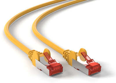 Cat6 S/FTP PIMF LSZH amarillo 0,5 metros