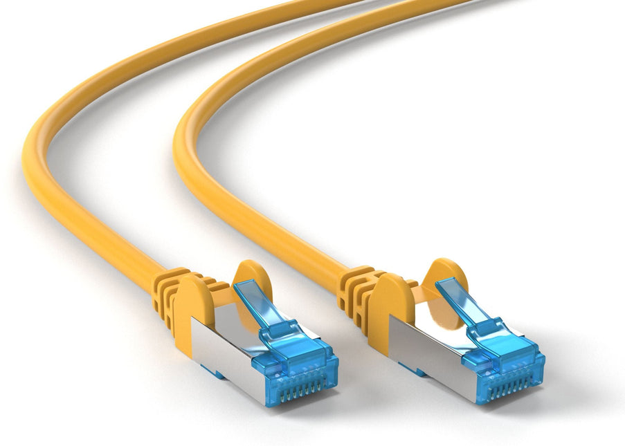 CAT6a S/FTP PIMF LSZH Amarillo 1 metro 