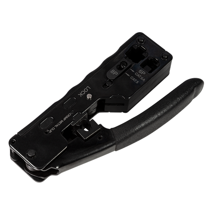 Professionele krimptang voor RJ45, RJ11 en RJ12 connectoren