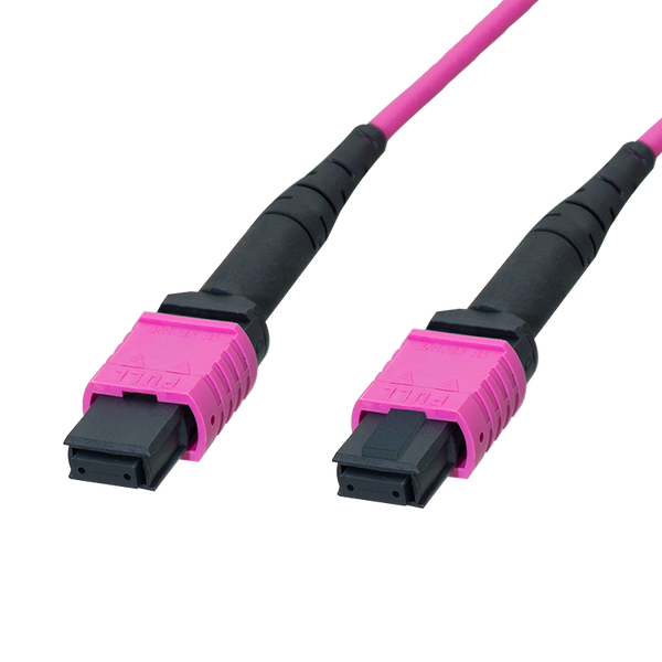 MPO patchkabel 12 vezels multimode OM4, MPO/PC F/F, Type B, 1 m