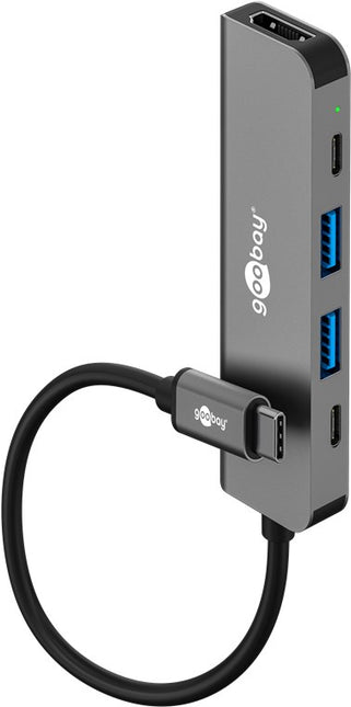 Concentrador inteligente USB-C™ de 5 puertos con HDMI™ (5 Gbps)