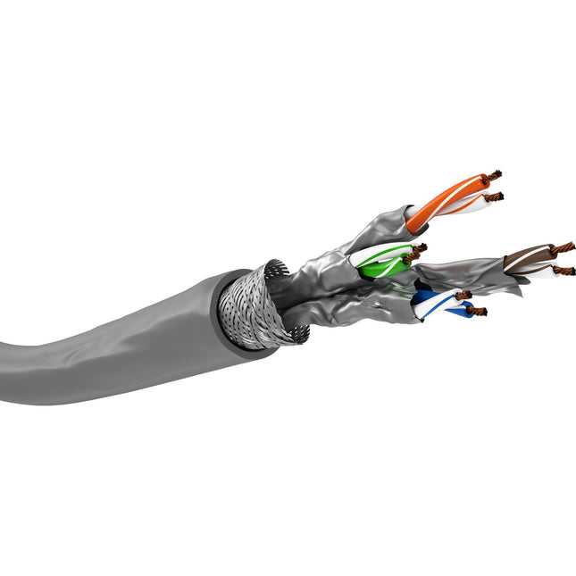 SFTP CAT6a network cable stranded 305M 100% copper grey