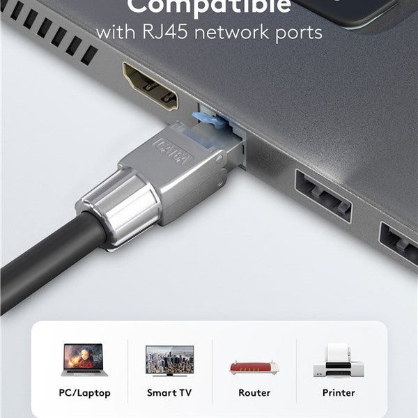 Conector RJ45 sin herramientas CAT6a - STP