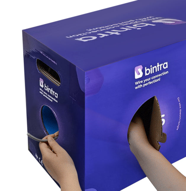 Cat6 U/UTP Network Cable Solid 100% koper 305M  (Dca)